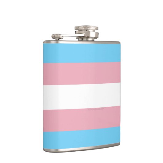 SlipperyJoe's driesporenpride vlag diversiteitspro Heupfles (Rechts)