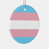 SlipperyJoe's driesporenpride vlag diversiteitspro Keramisch Ornament (Rechts)