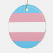 SlipperyJoe's driesporenpride vlag diversiteitspro Keramisch Ornament (Links)