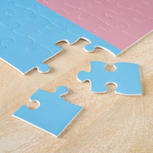 SlipperyJoe's driesporenpride vlag diversiteitspro Legpuzzel (Zijkant)