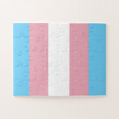 SlipperyJoe's driesporenpride vlag diversiteitspro Legpuzzel (Horizontaal)