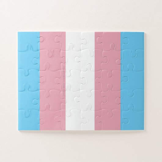 SlipperyJoe's driesporenpride vlag diversiteitspro Legpuzzel (Horizontaal)