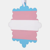 SlipperyJoe's driesporenpride vlag diversiteitspro Ornament Kaart (Links)