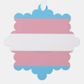 SlipperyJoe's driesporenpride vlag diversiteitspro Ornament Kaart (Voorkant)