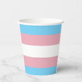 SlipperyJoe's driesporenpride vlag diversiteitspro Papieren Bekers (Voorkant)