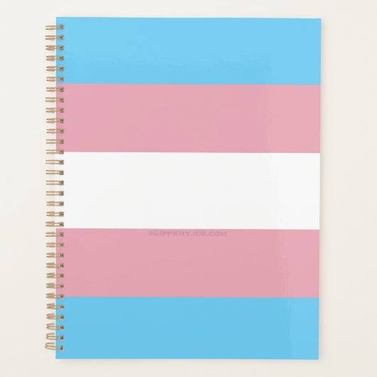 SlipperyJoe's driesporenpride vlag diversiteitspro Planner (Voorkant)