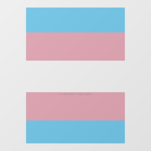 SlipperyJoe's driesporenpride vlag diversiteitspro Raamsticker (Vel)