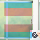 SlipperyJoe's driesporenpride vlag diversiteitspro Raamsticker (Huis)