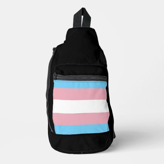 SlipperyJoe's driesporenpride vlag diversiteitspro Sling Bag (Voorkant)