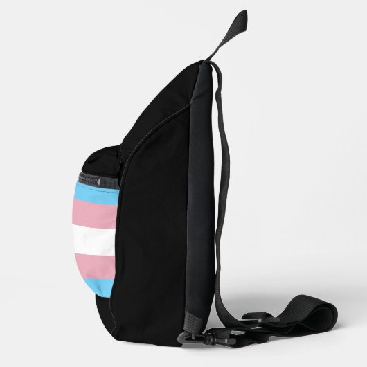 SlipperyJoe's driesporenpride vlag diversiteitspro Sling Bag (Rechts)