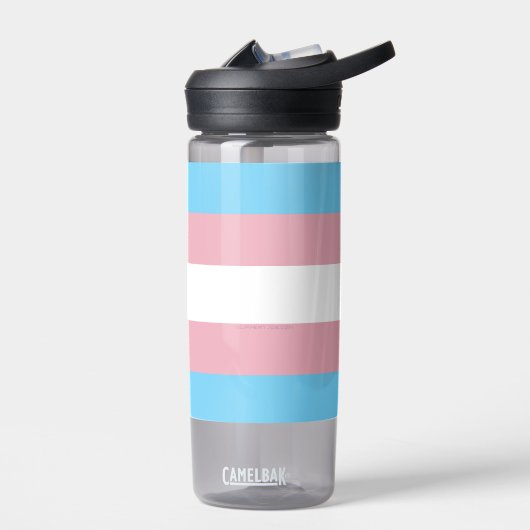 SlipperyJoe's driesporenpride vlag diversiteitspro Waterfles (Links)