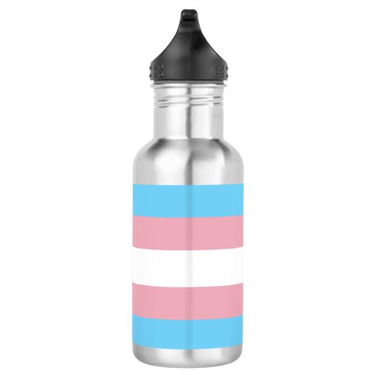 SlipperyJoe's driesporenpride vlag diversiteitspro Waterfles (Rechts)