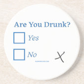 SlipperyJoe's Drink u vinkvakje Zandsteen Onderzetter (Voorkant)