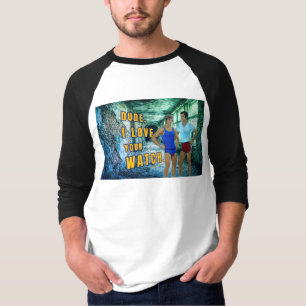 SlipperyJoe's dude hou van je horloge LGBTQIA arti T-shirt