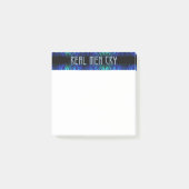 SlipperyJoe's echte mannen huilen tranen emoties d Post-it® Notes (Voorkant)