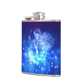 SlipperyJoe's electric thrill New Year’s Eve clock Heupfles (Links)