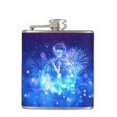 SlipperyJoe's electric thrill New Year’s Eve clock Heupfles (Voorkant)