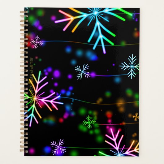 SlipperyJoe's feestelijke levendige kerstsfeer Planner (Voorkant)
