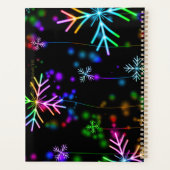 SlipperyJoe's feestelijke levendige kerstsfeer Planner (Achterkant)