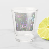SlipperyJoe's feestelijke levendige kerstsfeer  Shot Glas (Achterkant)