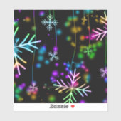 SlipperyJoe's feestelijke levendige kerstsfeer  Sticker (Vel)