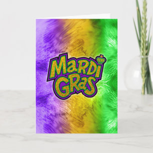 SlipperyJoe's feestelijke Mardi Gras-thema kroon v Kaart