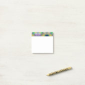 SlipperyJoe's feestelijke Mardi Gras-thema paarse Post-it® Notes (Op bureau)