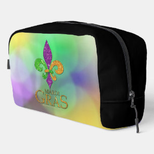 SlipperyJoe's feestelijke Mardi Gras-thema paarse Toilettasje