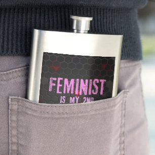 SlipperyJoe's feministische f-woordglanzend rood 3 Flacon