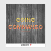 SlipperyJoe's gaat commando dive-bar energie grind Sticker (Vel)