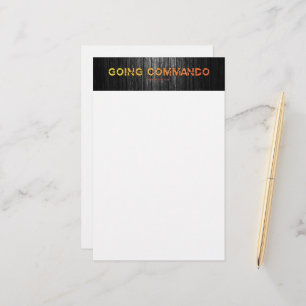 SlipperyJoe's gaat commando dive-bar energie grit Briefpapier
