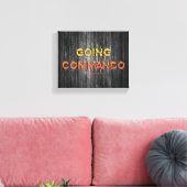 SlipperyJoe's gaat commando dive-bar energie grit Canvas Afdruk (Insitu (Woonkamer))