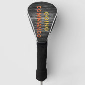 SlipperyJoe's gaat commando dive-bar energie grit Golfheadcover (Voorkant)