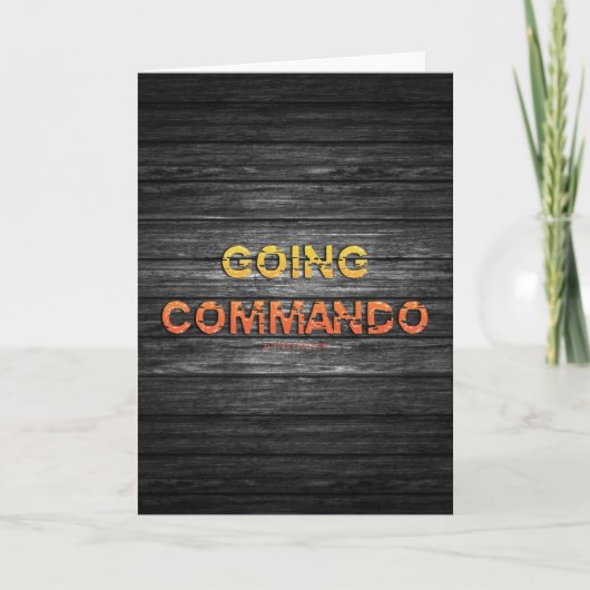 SlipperyJoe's gaat commando dive-bar energie grit Kaart (Voorkant)