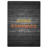 SlipperyJoe's gaat commando dive-bar energie grit Klembord (Achterkant)