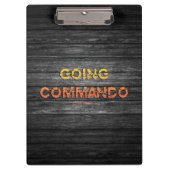 SlipperyJoe's gaat commando dive-bar energie grit Klembord (Voorkant)