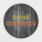 SlipperyJoe's gaat commando dive-bar energie grit Labels (Design 2)
