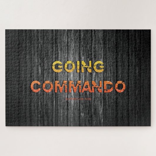 SlipperyJoe's gaat commando dive-bar energie grit  Legpuzzel (Horizontaal)