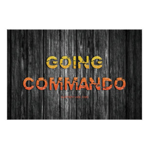 SlipperyJoe's gaat commando dive-bar energie grit Perfect Poster