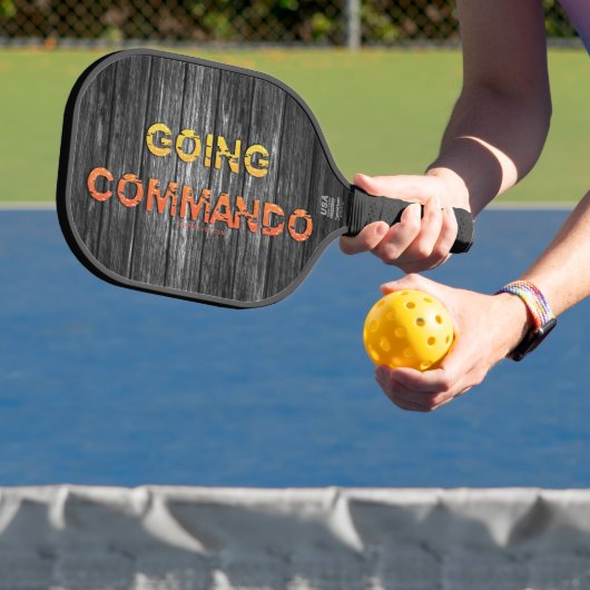 SlipperyJoe's gaat commando dive-bar energie grit Pickleball Paddle (Insitu)