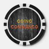 SlipperyJoe's gaat commando dive-bar energie grit Poker Chips (Voorkant)