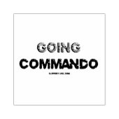SlipperyJoe's gaat commando dive-bar energie grit Rubberstempel (Afrduk)