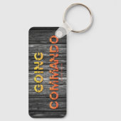 SlipperyJoe's gaat commando dive-bar energie grit  Sleutelhanger (Achterkant)
