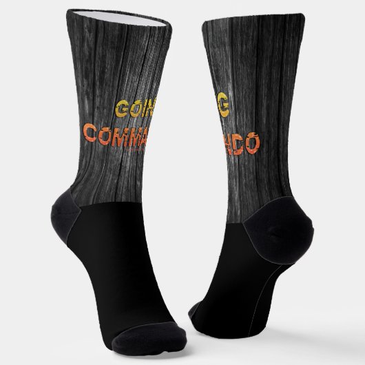 SlipperyJoe's gaat commando dive-bar energie grit Sokken (Gebogen)