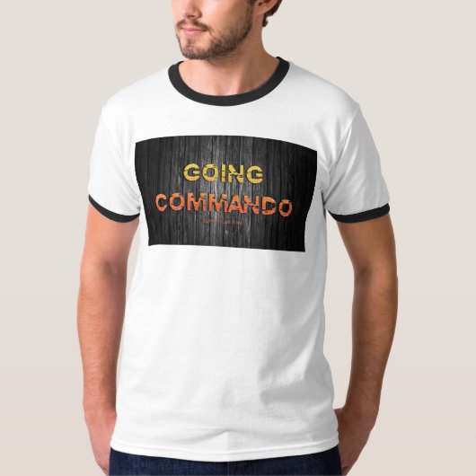 SlipperyJoe's gaat commando dive-bar energie grit T-shirt (Voorkant)