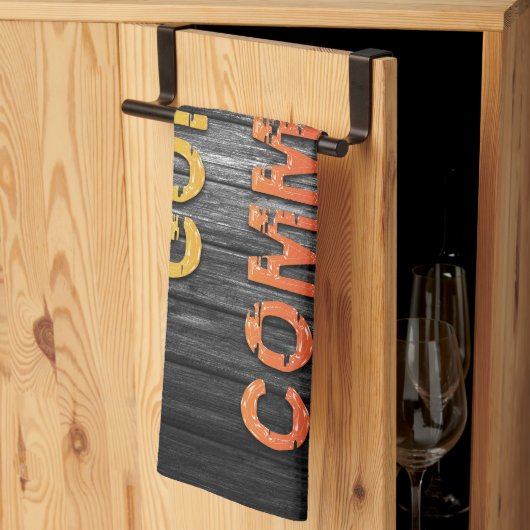 SlipperyJoe's gaat commando dive-bar energie grit Theedoek (Derde Gevouwen)