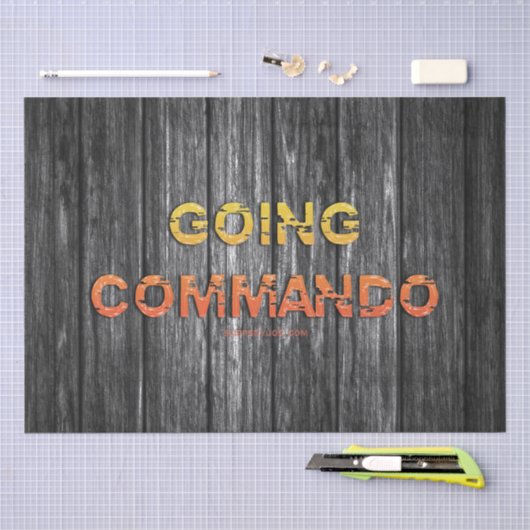 SlipperyJoe's gaat commando dive-bar energie grit Tissuepapier (Craft)