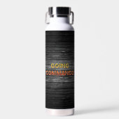 SlipperyJoe's gaat commando dive-bar energie grit Waterfles (Voorkant)