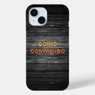 SlipperyJoe's gaat commando duikbar energie grit iPhone 15 Case