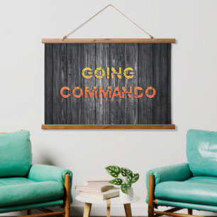 SlipperyJoe's gaat commando duikbar energie grit Hangend Wandkleed